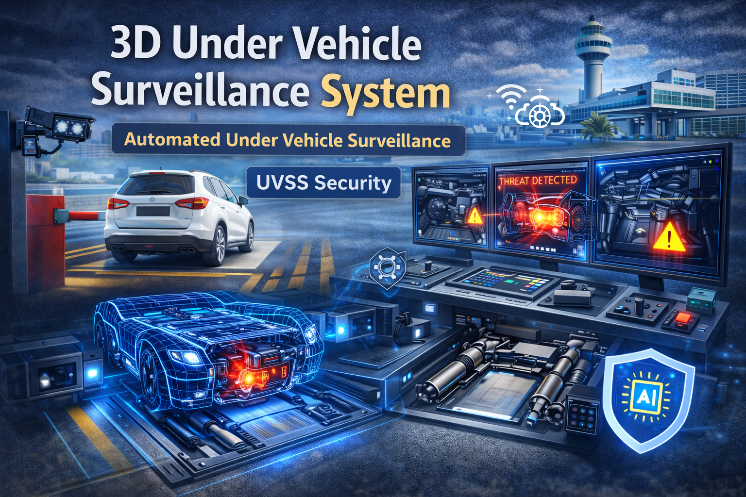 3D Under Vehicle Surveillance System: Automated Under Vehicle Surveillance for Modern Security