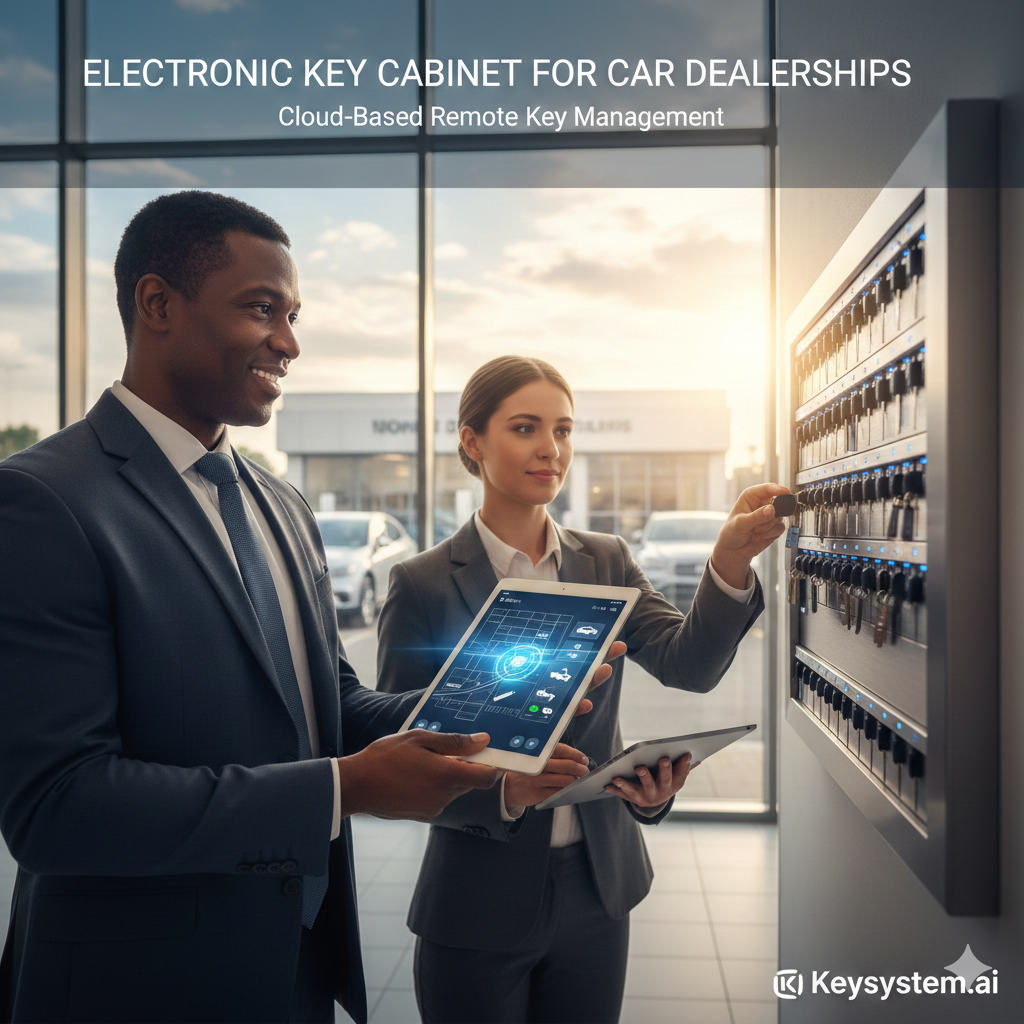 electronic key cabinet for car dealerships
