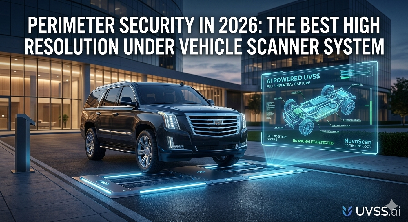 high resolution under vehicle scanner system