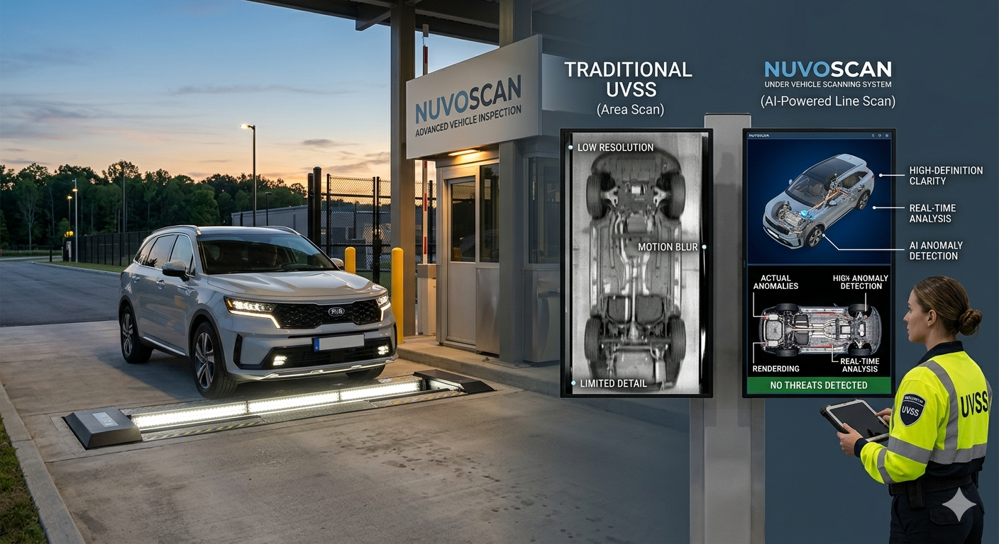 The New Standard in Checkpoint Security: The NuvoScan Under Vehicle Scanning System