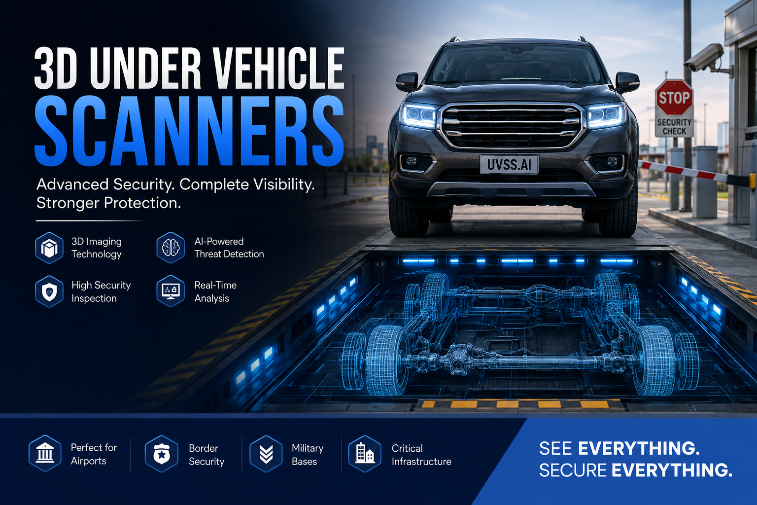3D Under Vehicle Scanner vs Traditional UVSS: Securing Critical Infrastructure
