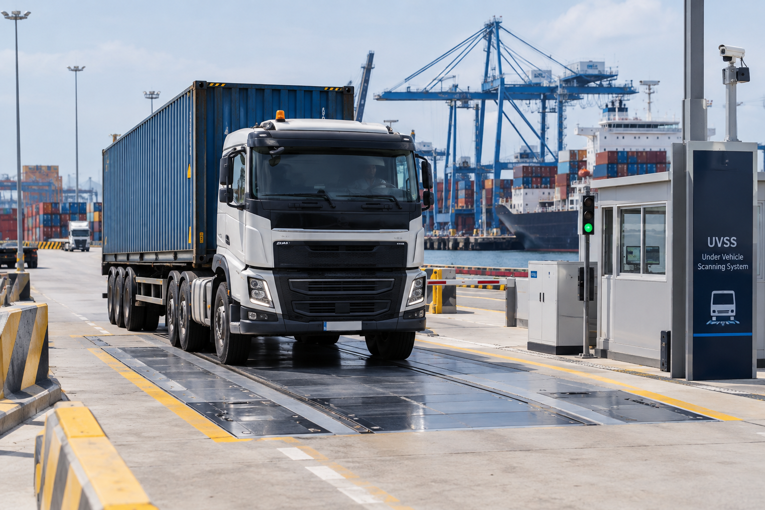 under vehicle scanner for ports and seaports