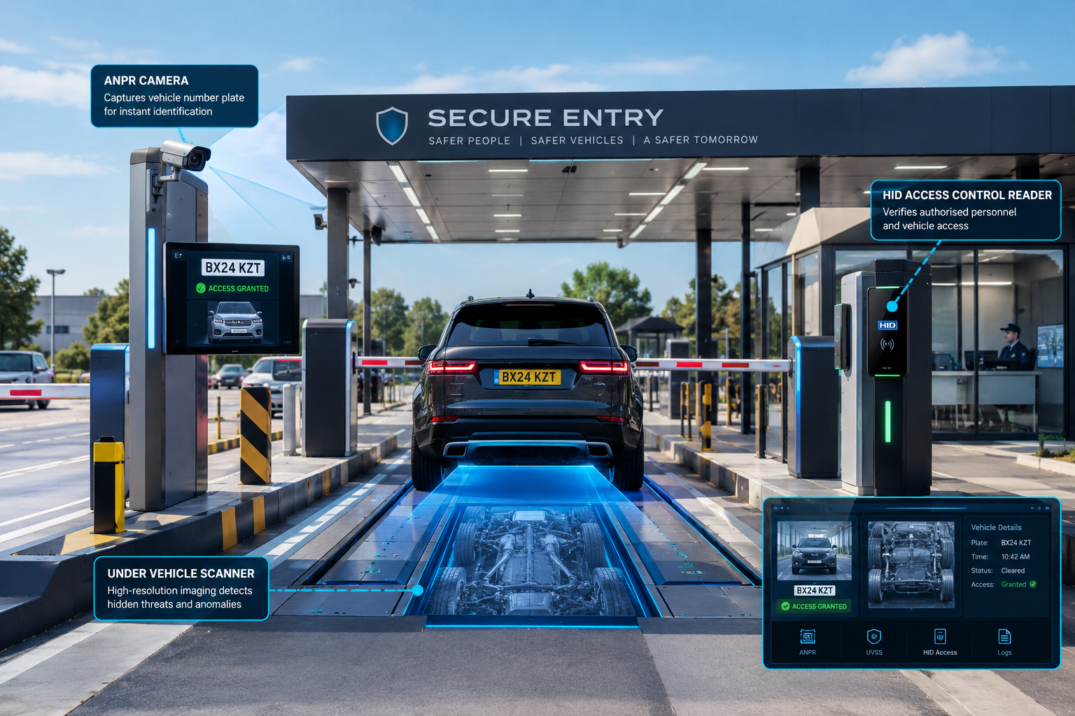 Under Vehicle Scanner Integration with ANPR